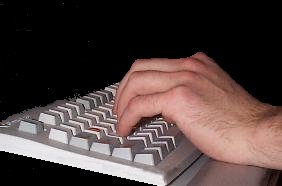 Not the best Doom hand posture, especially for configs with SPACE